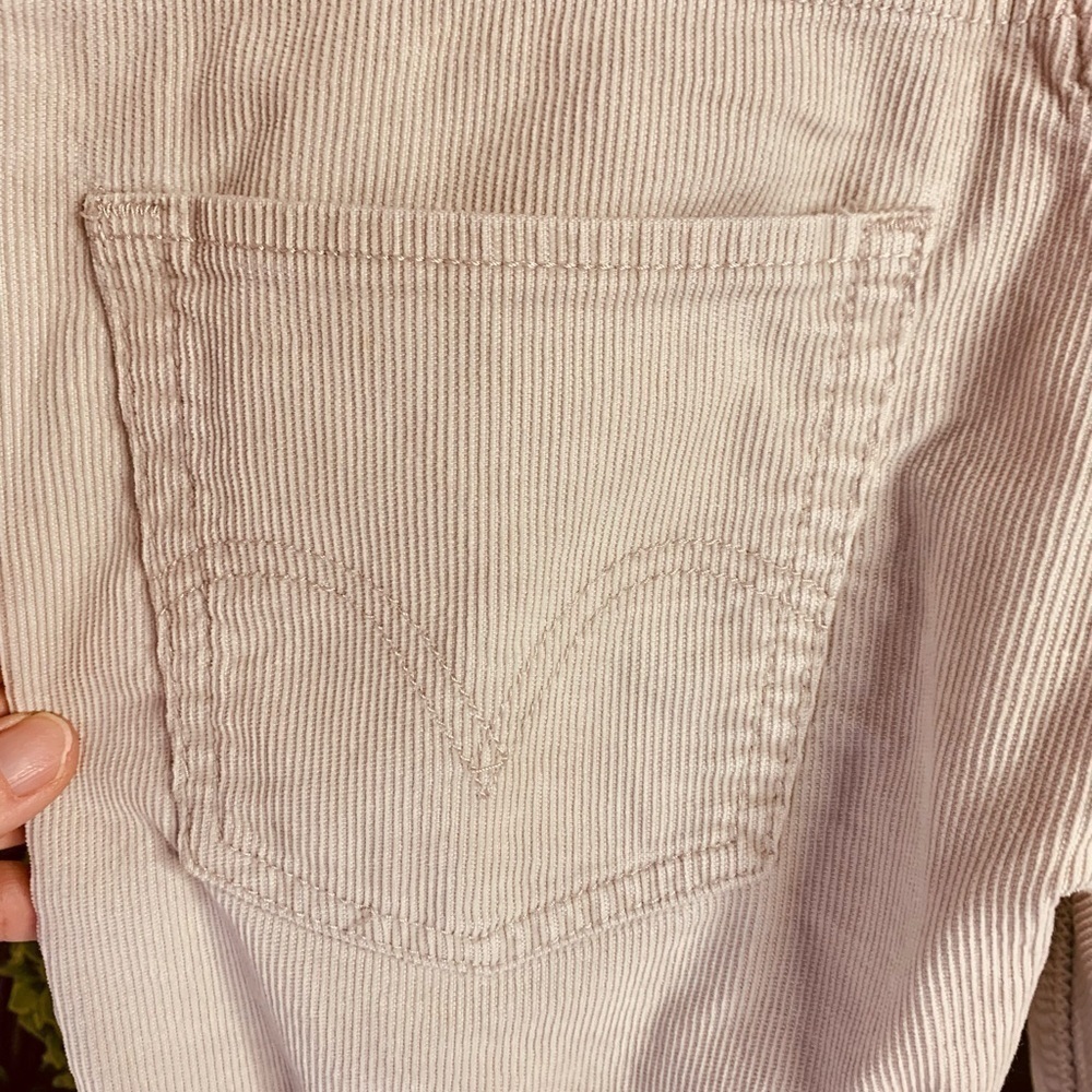 Levi’s 511 Boys 18 Slim Corduroy Pants Cream 29x29 - Picture 10 of 15